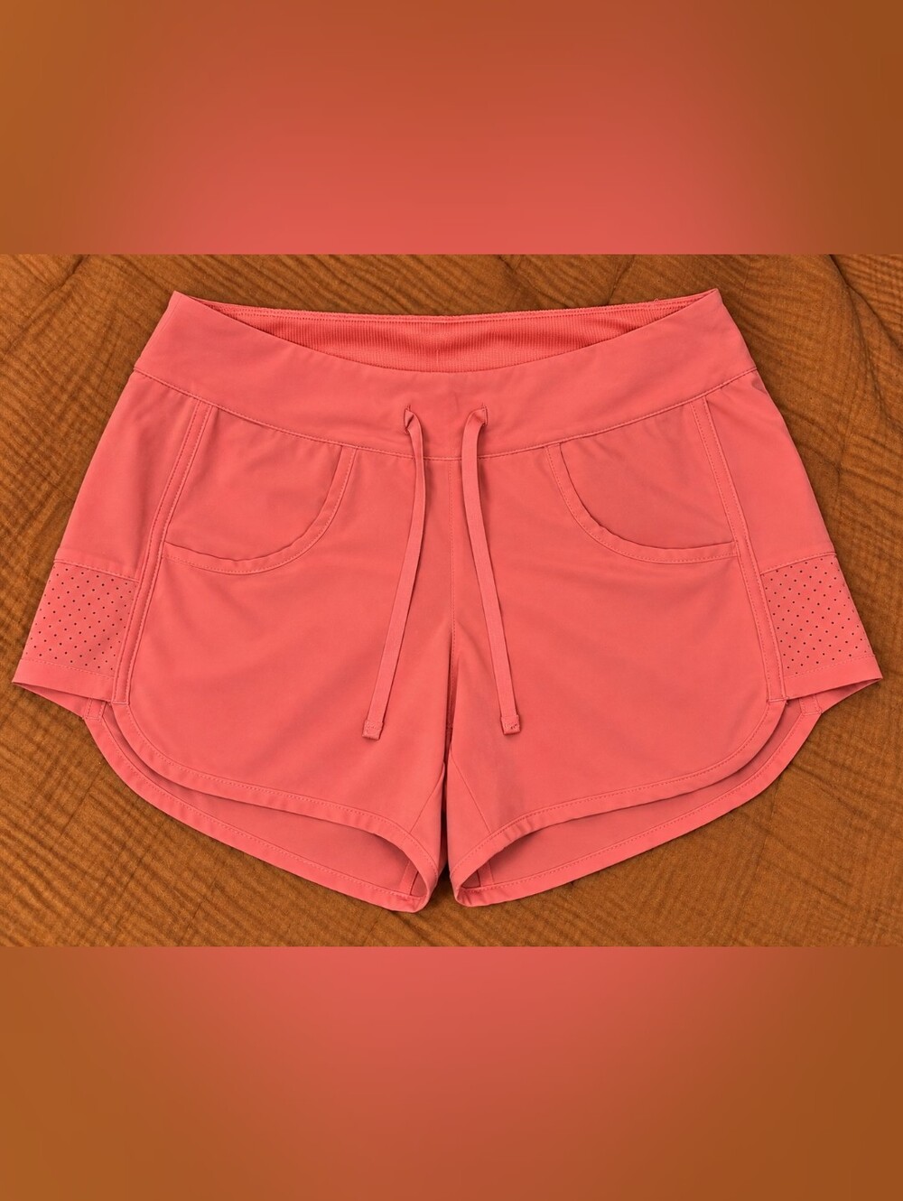 Magellan Outdoors Coral Pink Drawstring Shorts